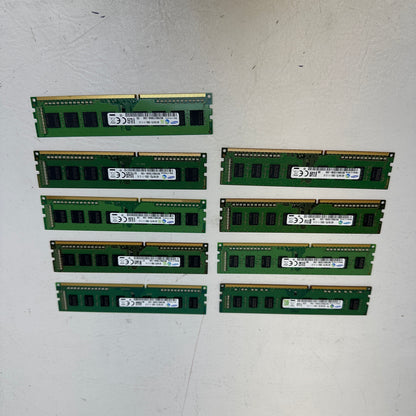 Lots Of 9 Samsung DDR3 36GB (9×4GB) RAM 1600MHz M378B5173DB0-CK0