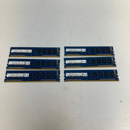 Lots Of 6 SK Hynix DDR3 24GB (6×4GB) RAM 1600MHz HMT451U6BFR8A-PB