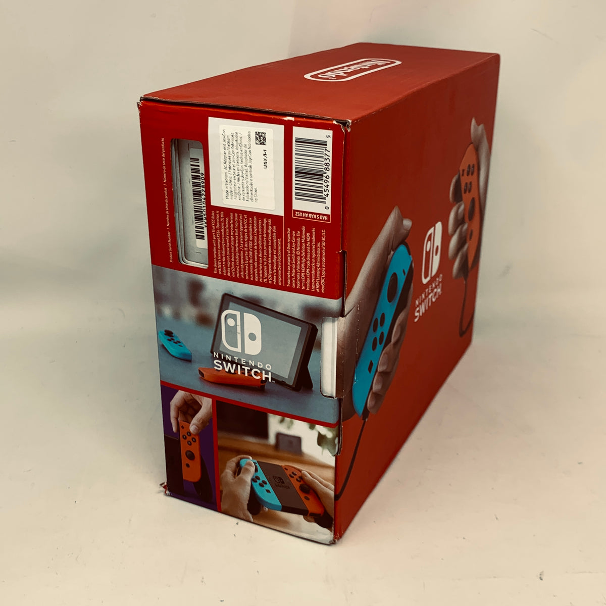 New Nintendo Switch V2 HAC-001(-01) Console Gaming System Red Blue