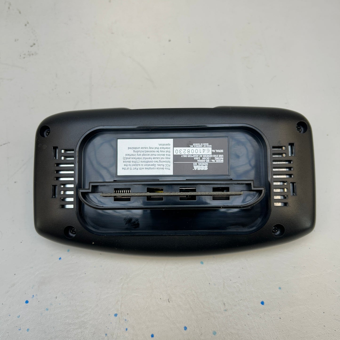 Sega Genesis 32X Console Add On With Cables & Brackets Black MK-84000A