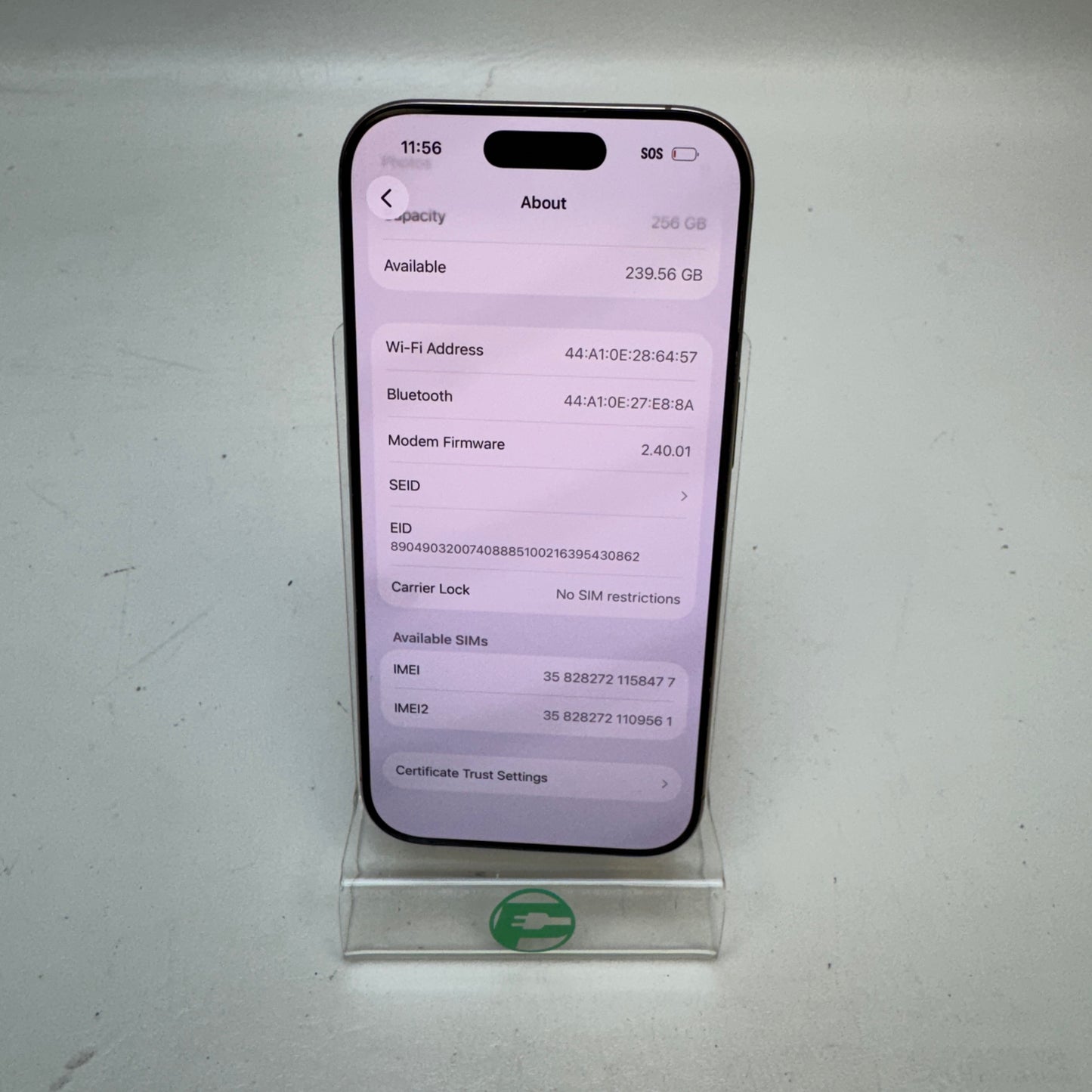 Factory Unlocked Apple iPhone 16 Pro 256GB Desert Titanium MYMJ3LL/A