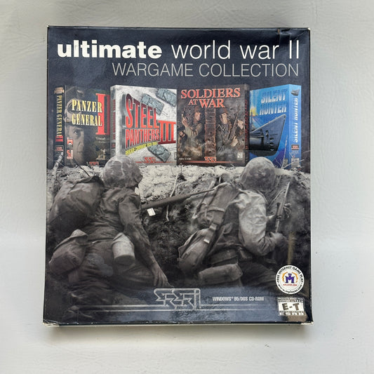 Vintage Ultimate World War II Wargame Collection Win 95 DOS CD-ROM WW2 Big Box