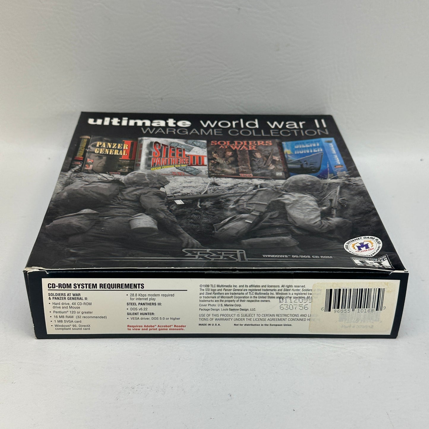 Vintage Ultimate World War II Wargame Collection Win 95 DOS CD-ROM WW2 Big Box