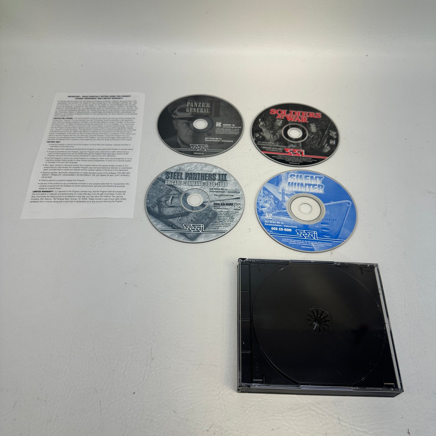 Vintage Ultimate World War II Wargame Collection Win 95 DOS CD-ROM WW2 Big Box