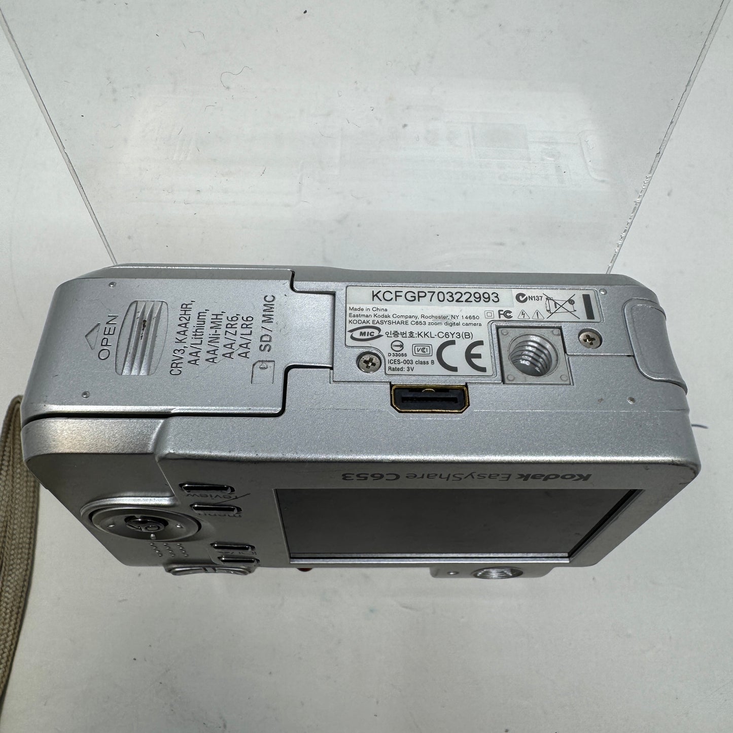 Kodak EasyShare C653 6.1 MP Fixed Lens Compact Digital Camera