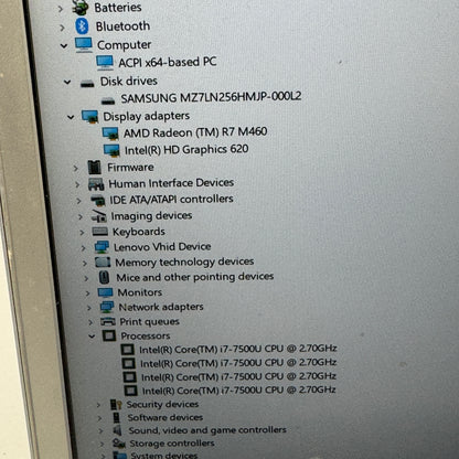 Lenovo IdeaPad 510S-14IKB 14" i7-7500U 2.7GHz 8GB RAM 256GB SSD AMD Radeon R7 