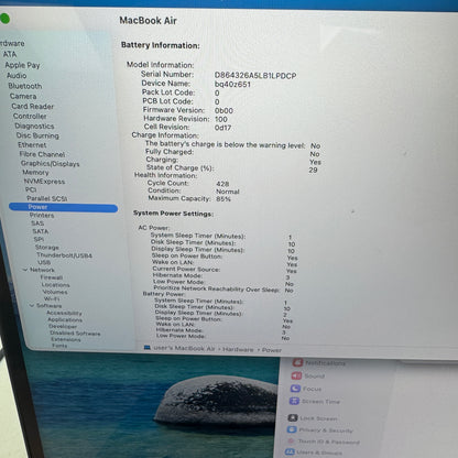 2024 Apple MacBook Air 15" M3 10C GPU 4.0GHz 8GB RAM 256GB SSD A3114