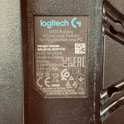 Logitech G923 Racing Wheel WU0006 TrueForce Black