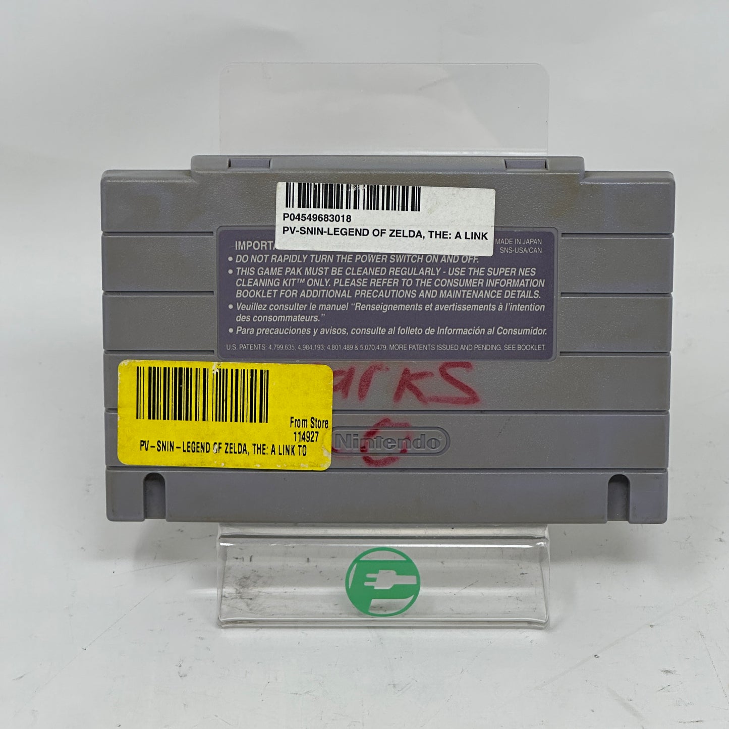 Zelda Link to the Past (Super Nintendo SNES, 1992)