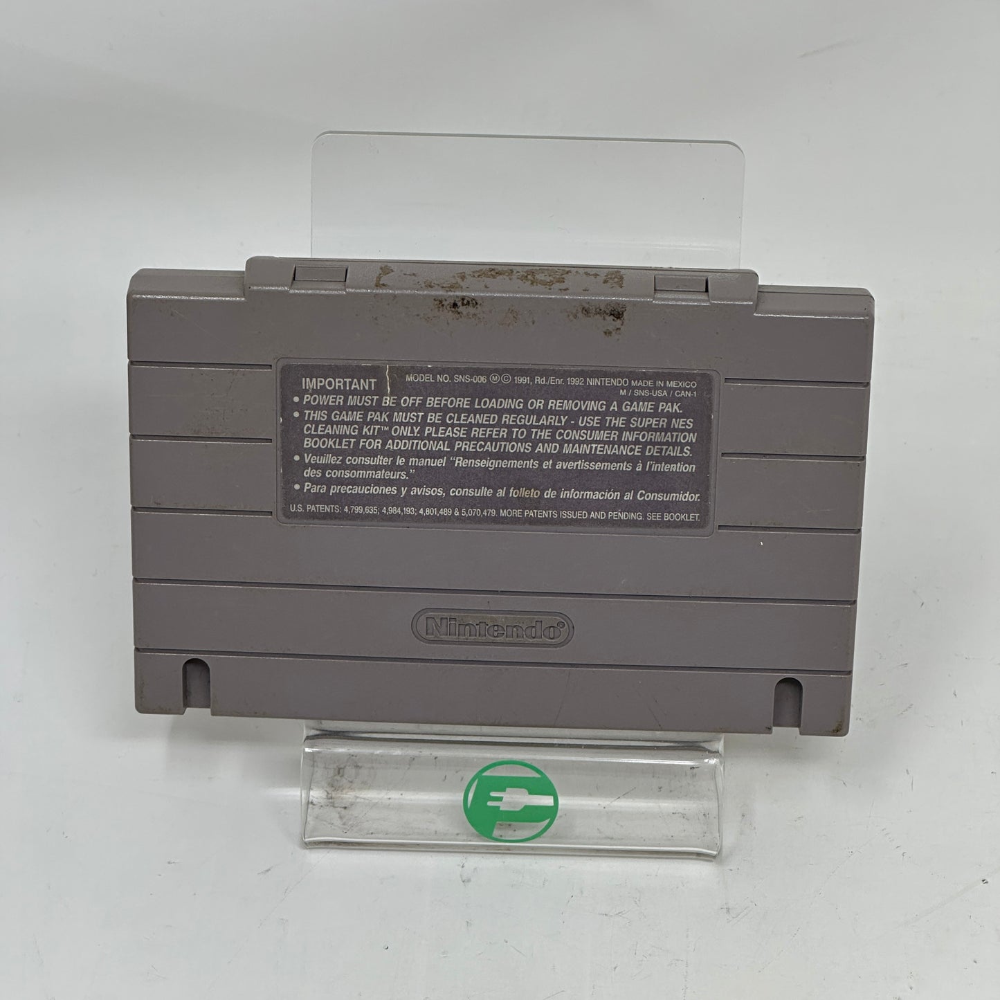 Disney Pinocchio Super Nintendo SNES Video Game Cartridge Only TESTED