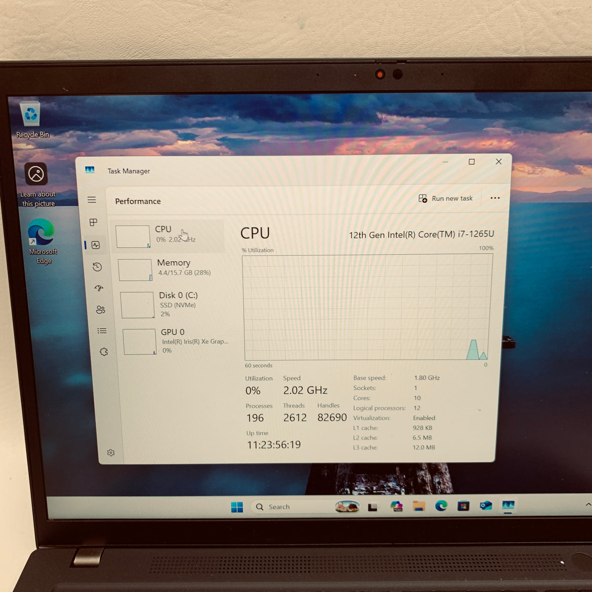 Lenovo ThinkPad T14 Gen 3 U2V59D9 14" i7-1265U 1.8GHz 16GB RAM 1TB SSD