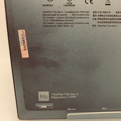Lenovo ThinkPad T14 Gen 3 U2V59D9 14" i7-1265U 1.8GHz 16GB RAM 1TB SSD