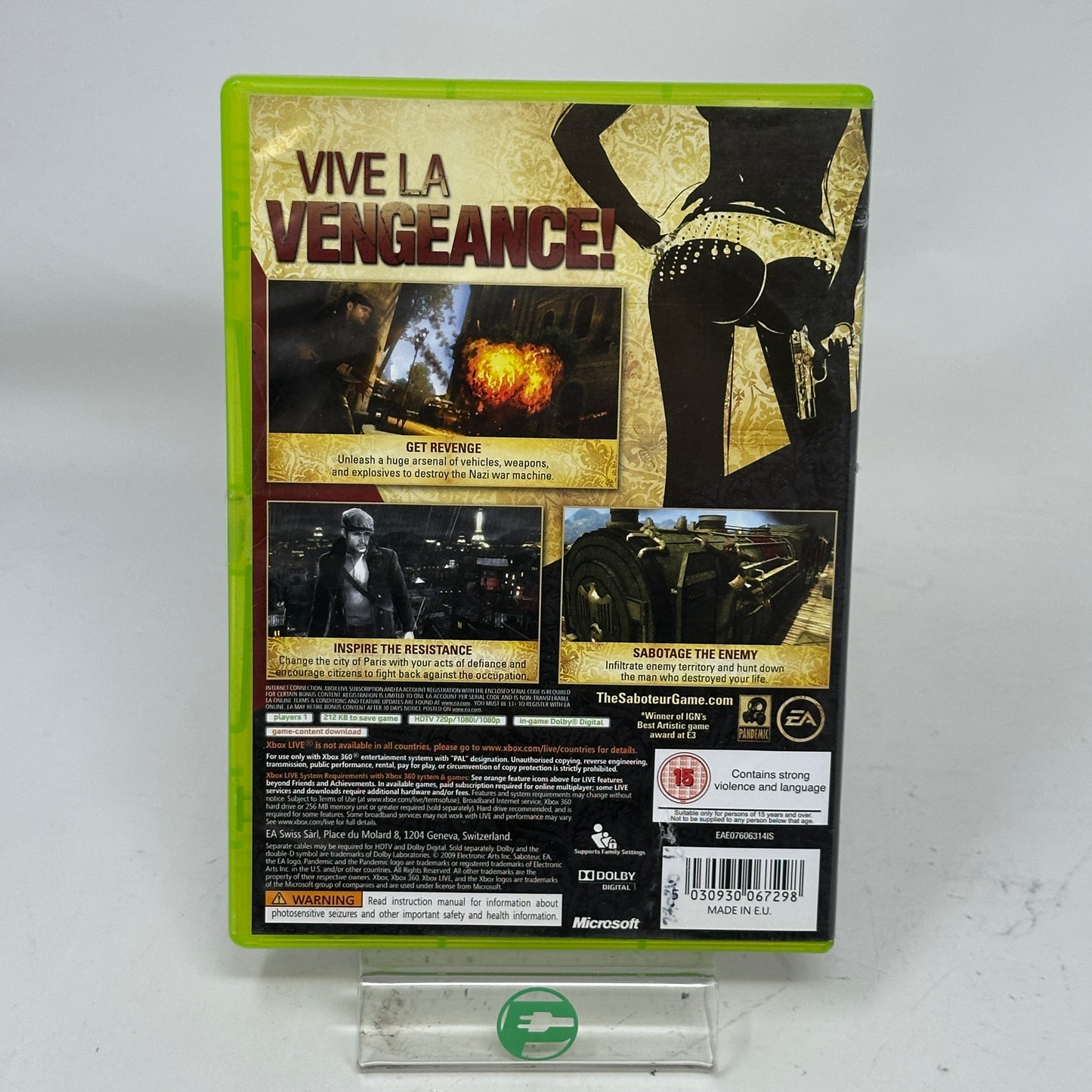 The Saboteur (Microsoft Xbox 360, 2009)