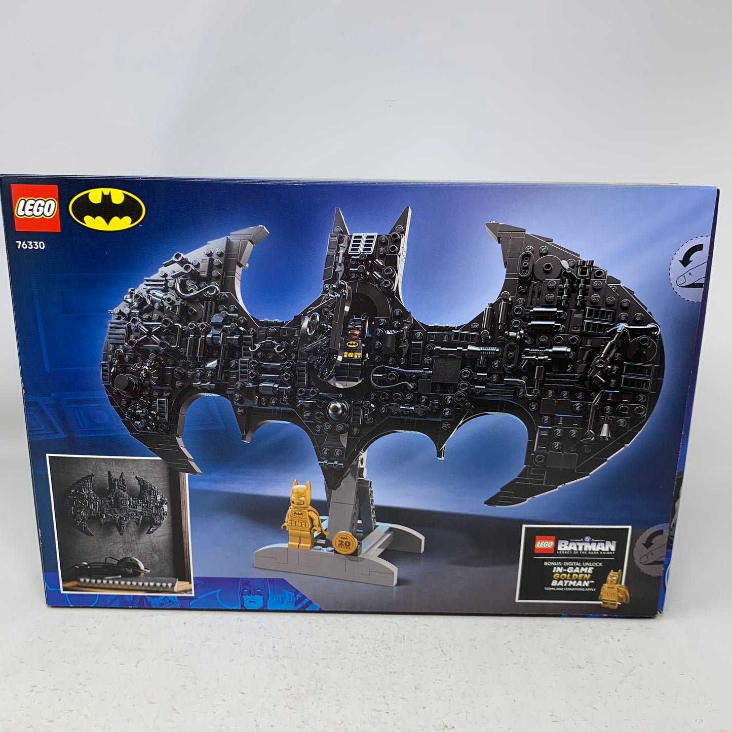 New Lego DC Batman Logo 76330 20th Anniversary Building Set 678 Pcs