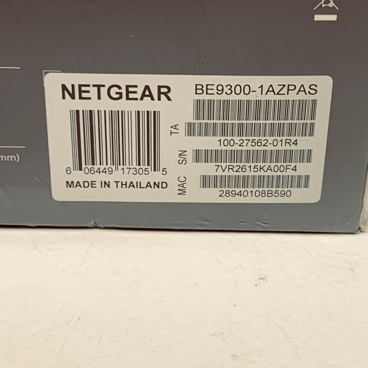 New NETGEAR Nighthawk BE9300 WiFi 7 Tri-Band Router BE9300-1AZPAS Black