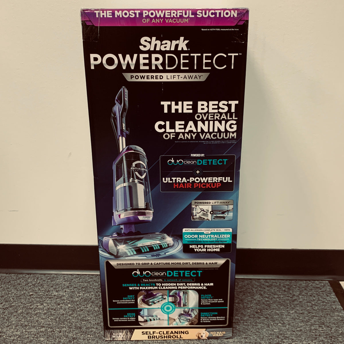 New Shark AZ4002 Bagless Corded Upright Vacuum Purple 