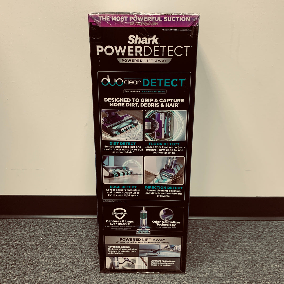 New Shark AZ4002 Bagless Corded Upright Vacuum Purple 