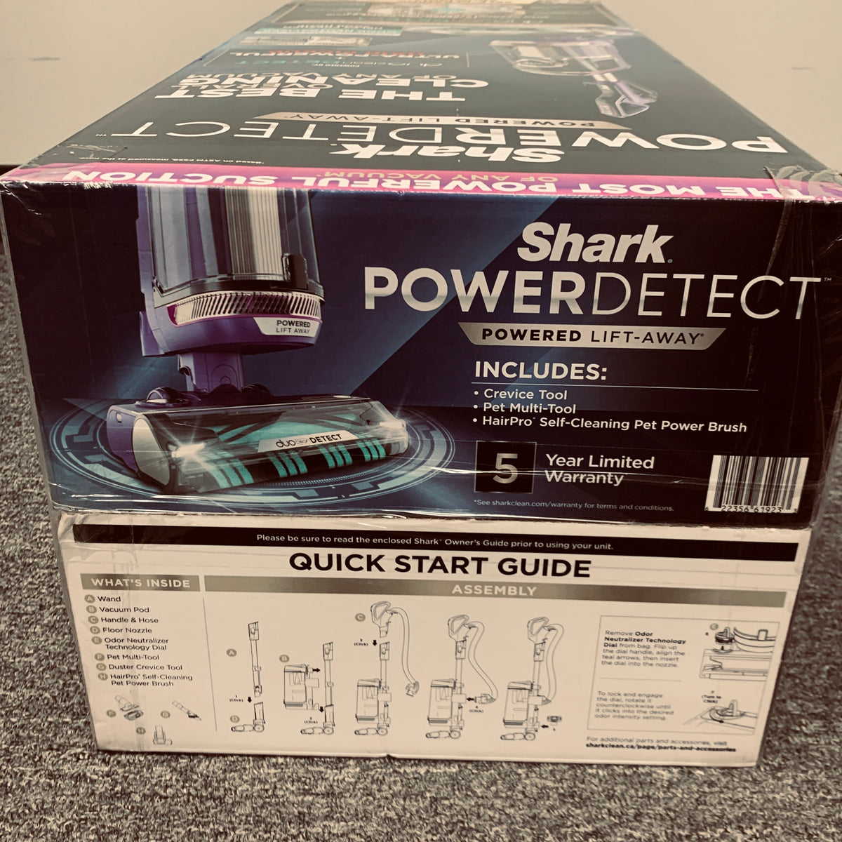 New Shark AZ4002 Bagless Corded Upright Vacuum Purple 