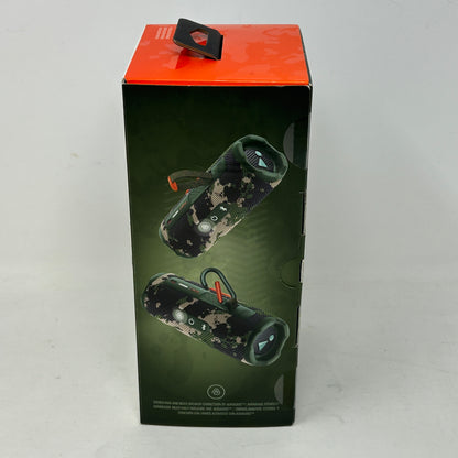 New JBL Flip 7 Portable Bluetooth Party Speaker Camo JBLFLIP7SQUADAM