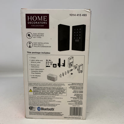 New Home Decorators Collection Smart Touchscreen Wi-Fi Deadbolt