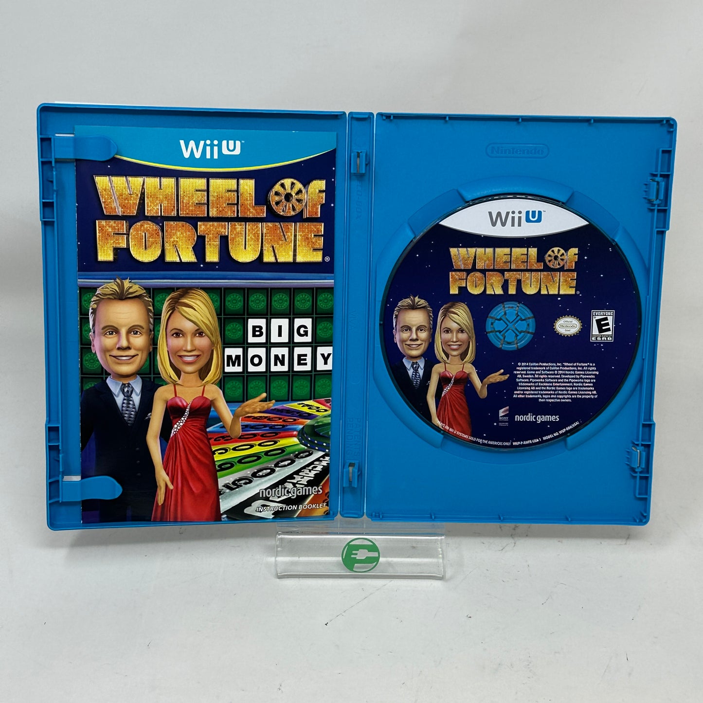 Wheel of Fortune Nordic Games Nintendo Wii U Complete CIB Tested Video Game