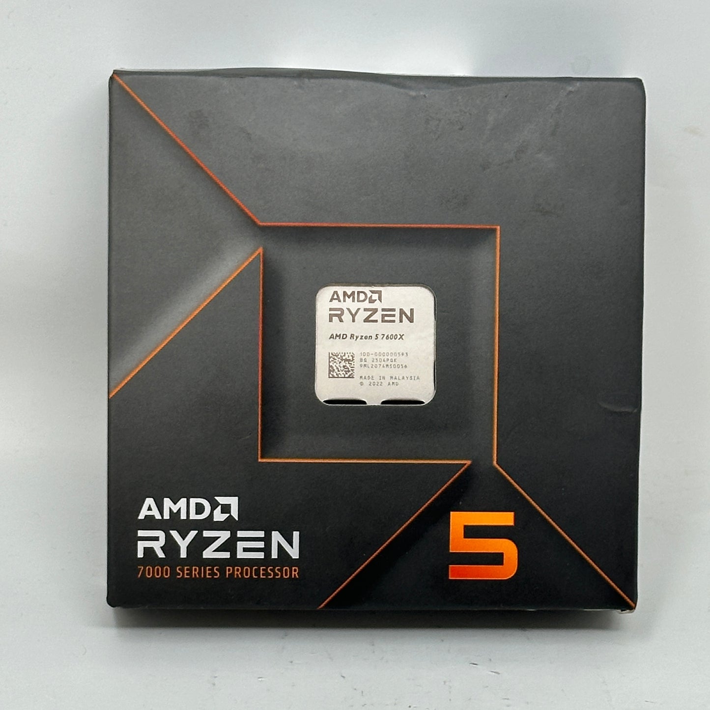 New AMD Ryzen 5 7600X 4.70GHz 6 Core 100-100000593 12 Thread AM5