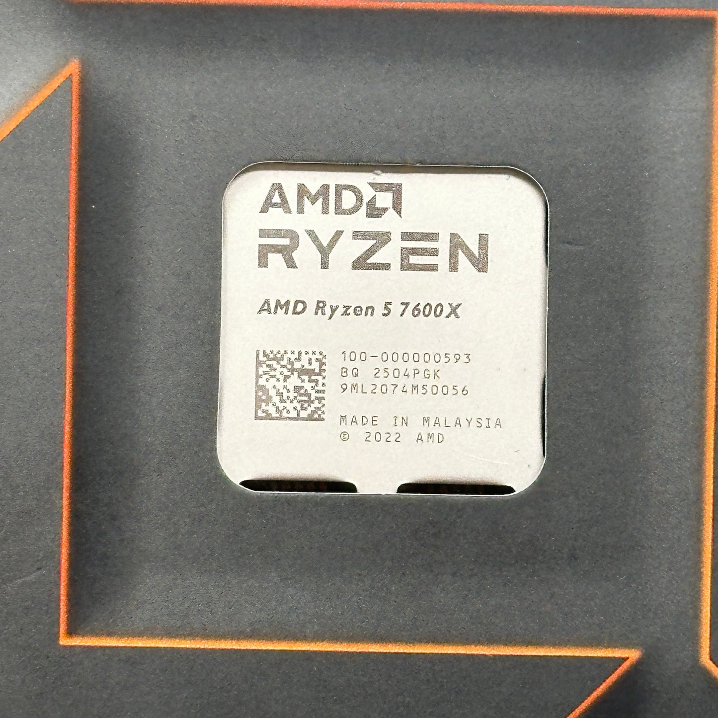 New AMD Ryzen 5 7600X 4.70GHz 6 Core 100-100000593 12 Thread AM5