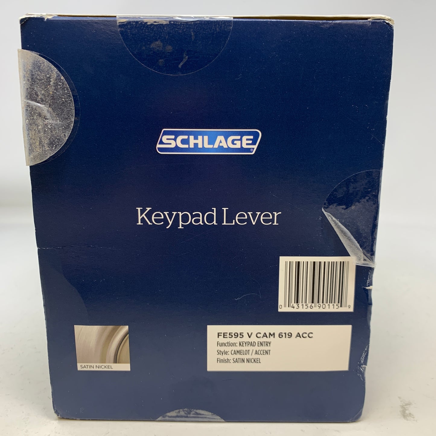 New Schlage FBE365 V Cam 619 ACC Sat Nick Keypad Entry Deadbolt  901159