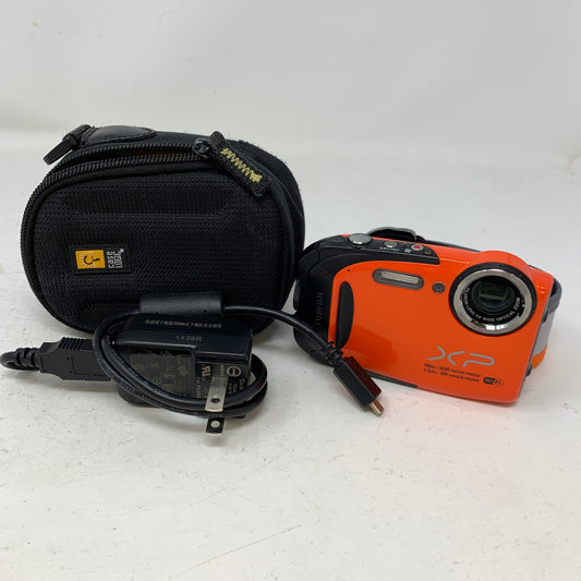Fujifilm FinePix XP70 16.4MP Waterproof Compact Digital Camera Orange