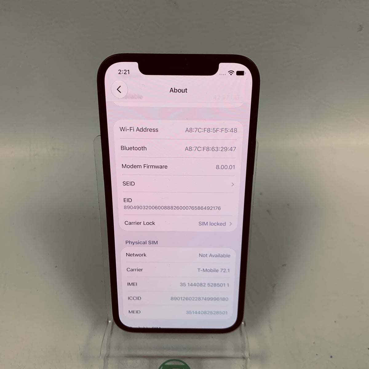 Apple iPhone 12 64GB Black NGF43LL/A Black