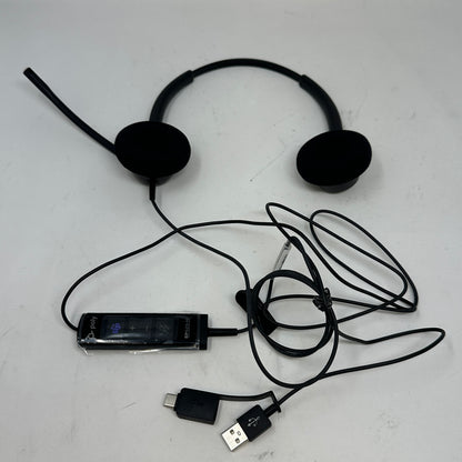 Poly EP525-M Wired Stereo USB On-Ear Headset Black 783R2AA