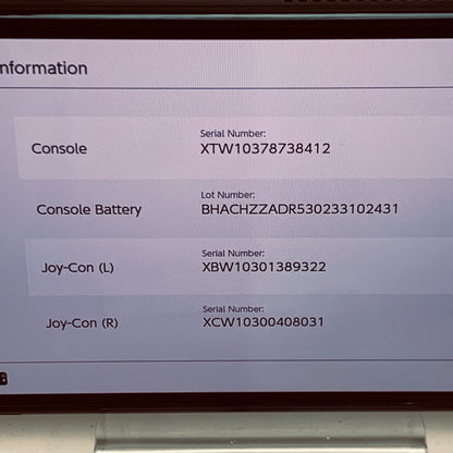 Nintendo Switch OLED Console Gaming System HEG-001 White