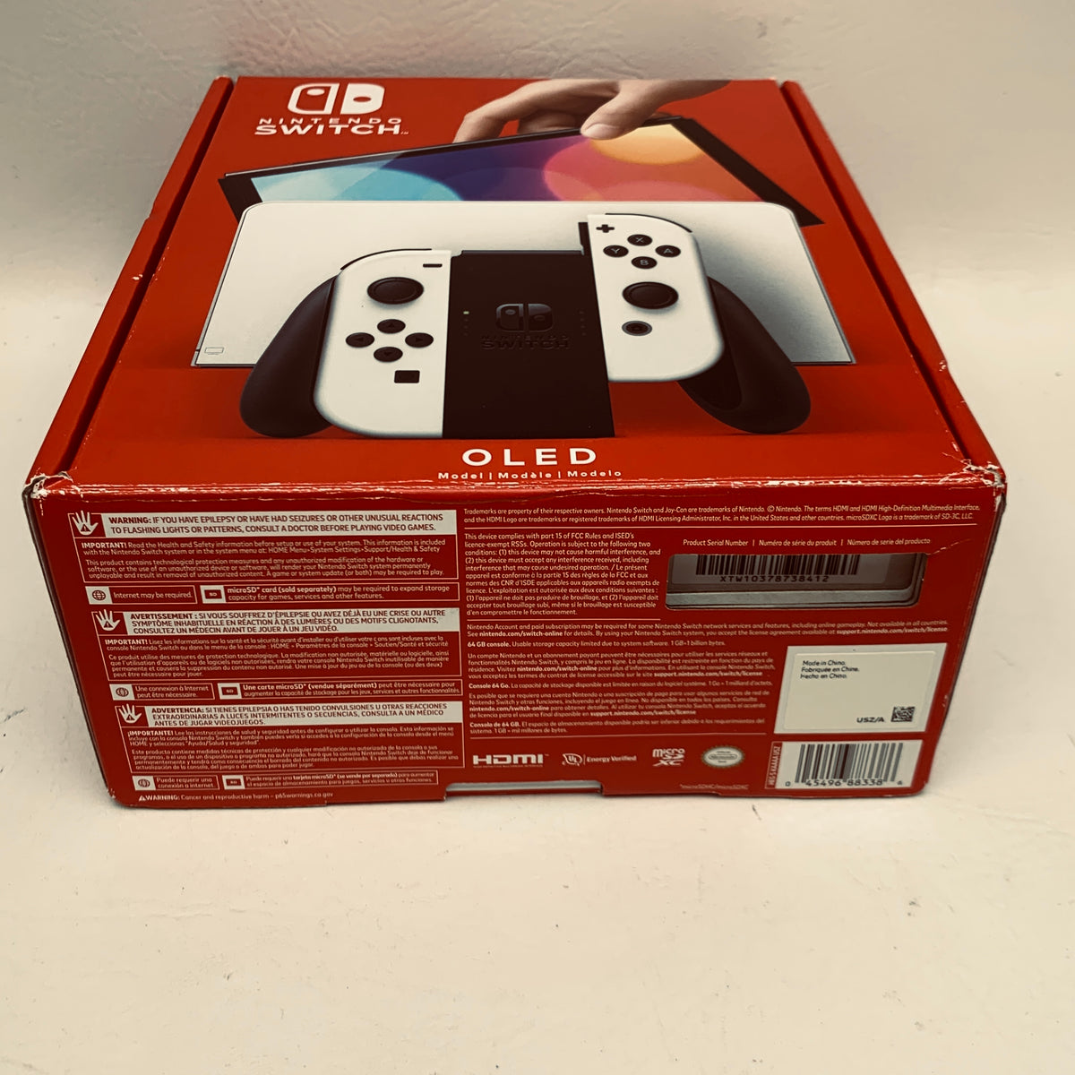 Nintendo Switch OLED Console Gaming System HEG-001 White