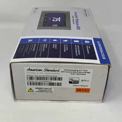 American Standard AcuuLink Platinum 850 Smart Thermostat