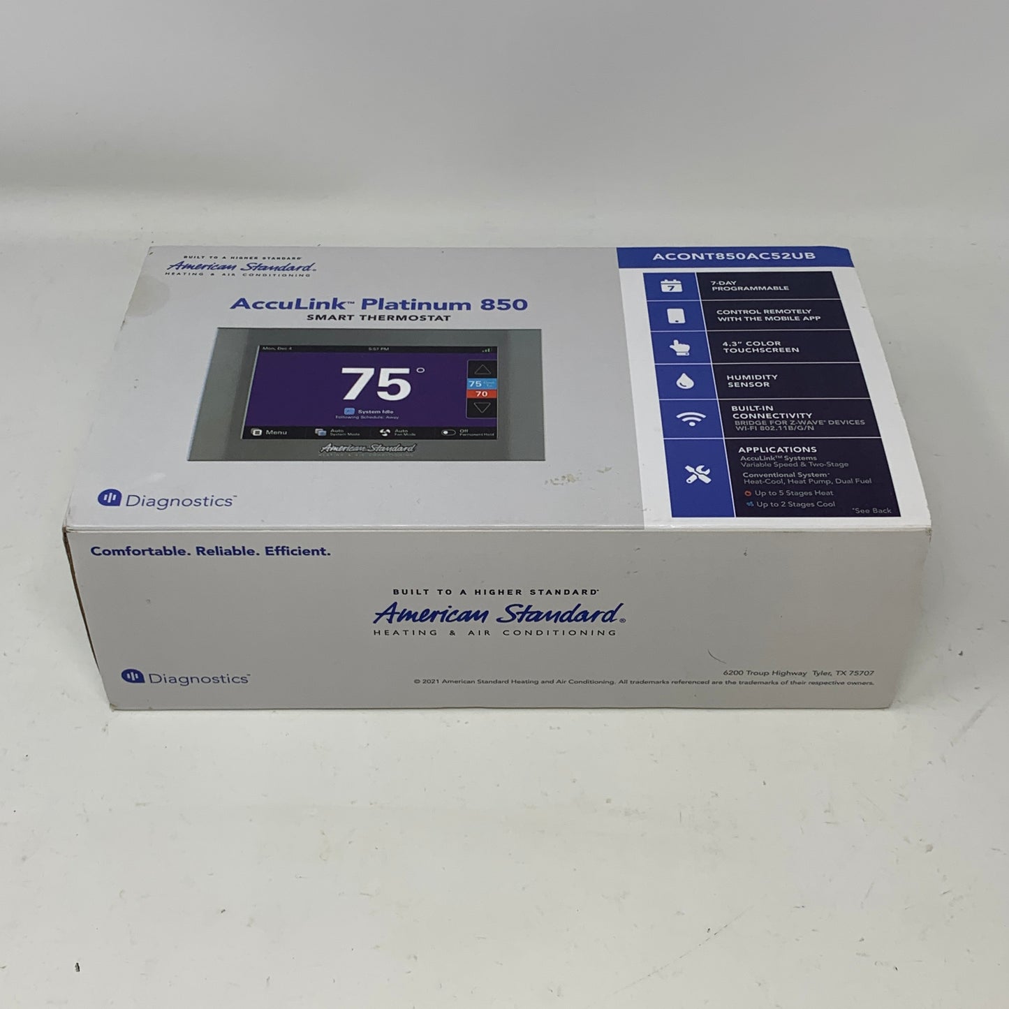 American Standard AcuuLink Platinum 850 Smart Thermostat