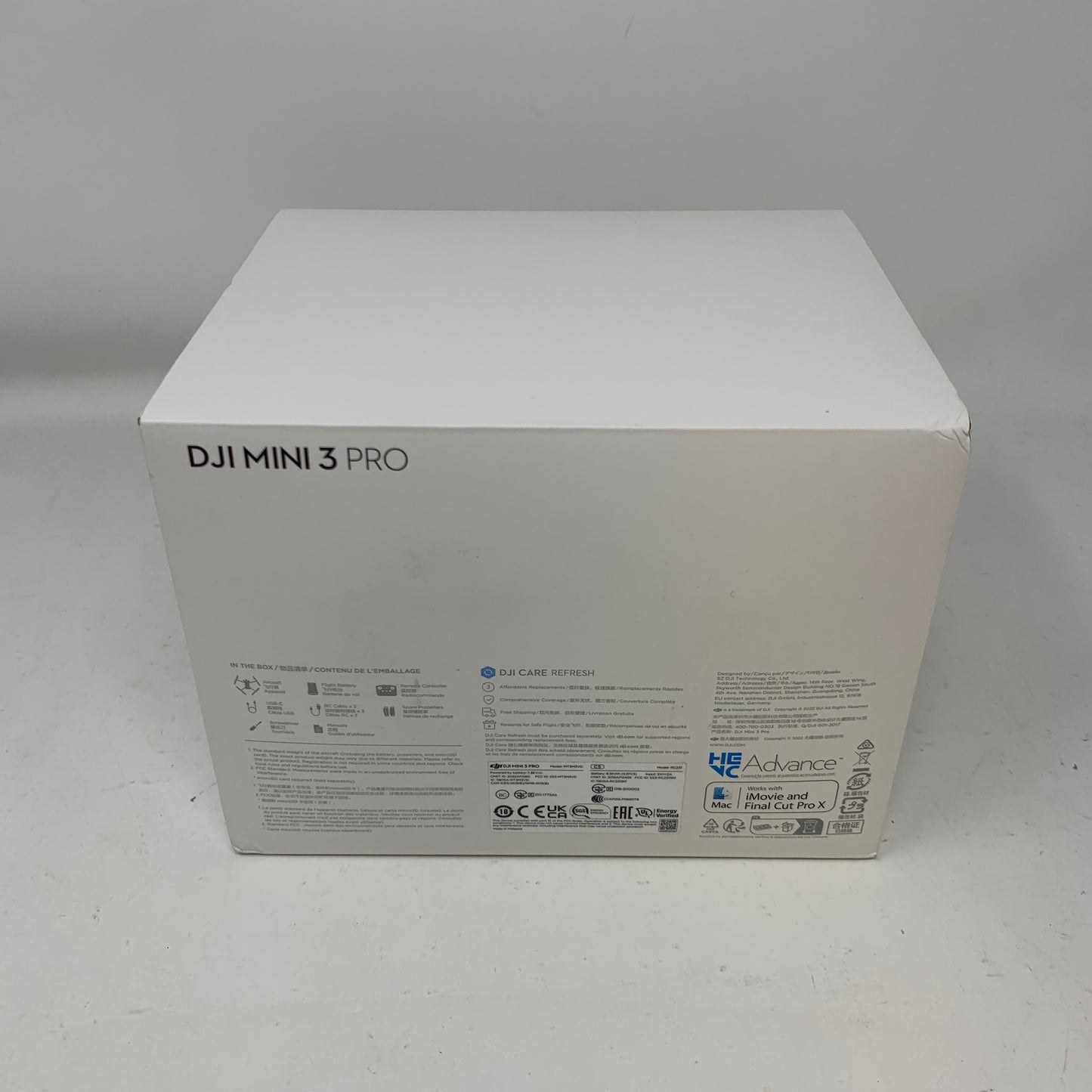 DJI Mini 3 Pro 4K Quadcopter Camera Drone  RC-N1