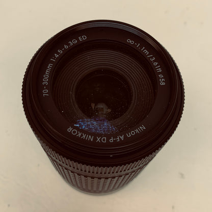 Nikon AF-P NIKKOR 70-300mm f/4.5-6.3 G ED Zoom Lens F