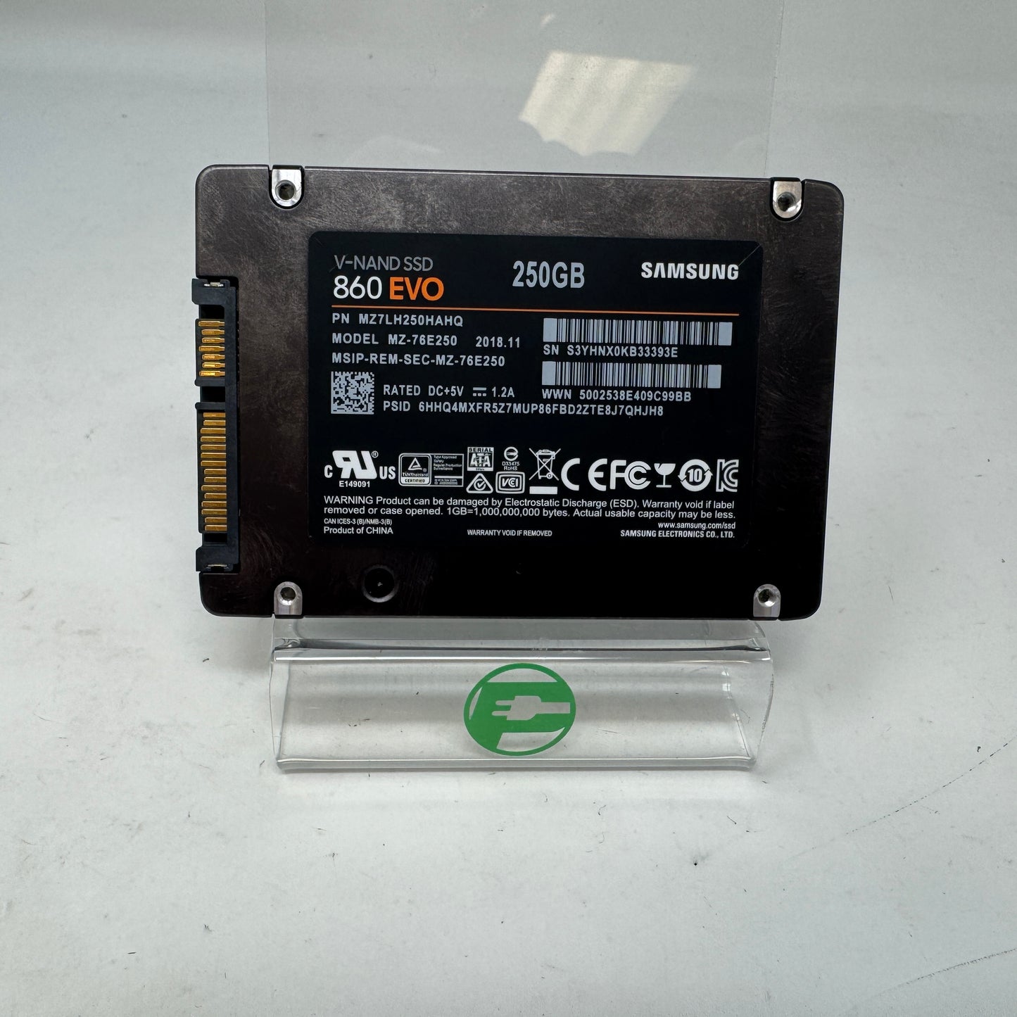 Samsung 2.5" 860 Evo 250GB SATA III 6Gbps SSD MZ-76E250