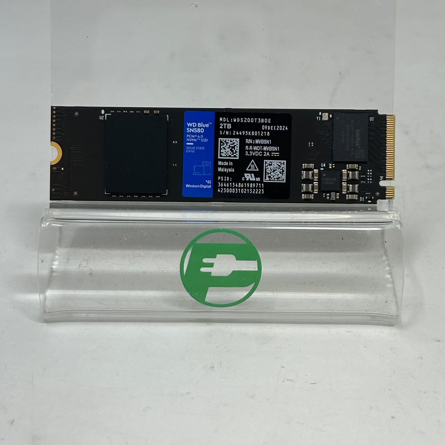 WD 2280mm Blue SN550 2TB M.2 NVMe Gen 4.0 x 4 SSD MWDS200T3B0E