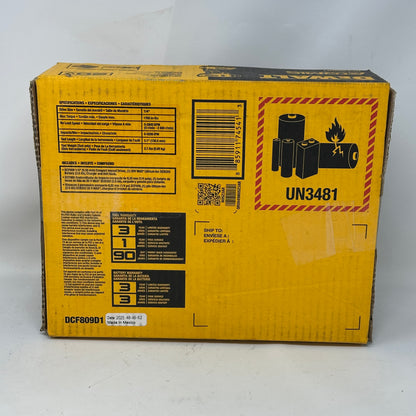 New DeWalt ATOMIC 20V Max 1/4" Cordless Impact Driver Kit DCF809D1