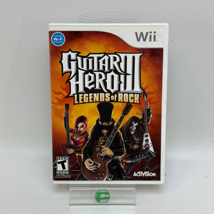 Guitar Hero III Legends of Rock (Nintendo Wii, 2007)