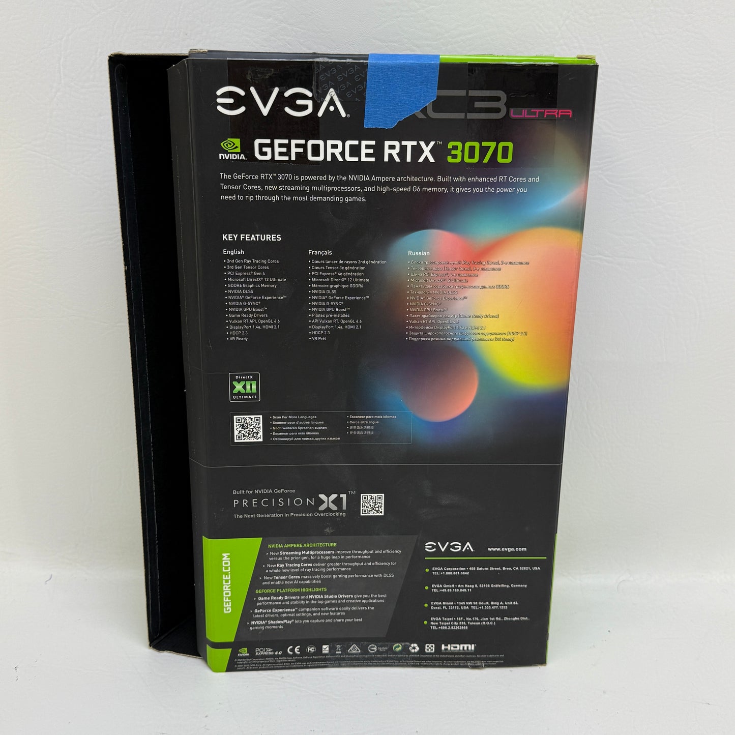 EVGA GeForce RTX 3070 XC3 ULTRA GAMING 8GB GDDR6 Graphics Card 08G-P5-3755-KR