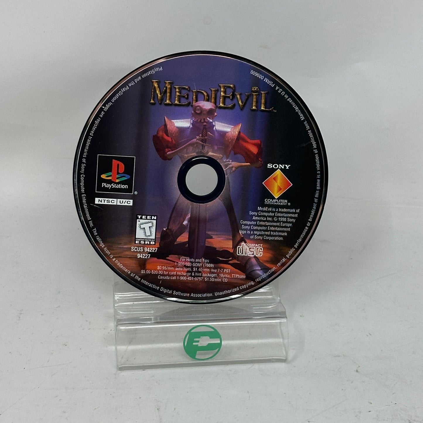 Medievil (Sony PlayStation 1 PS1, 1998)