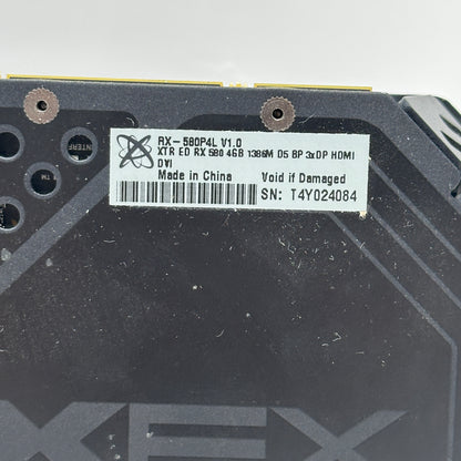XFX Radeon RX 580 Dual Fan V1.0 4GB GDDR5 Graphics Card RX-580P4L
