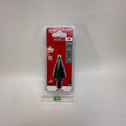 New Milwaukee 48-89-9209 Jam-Free Step Drill Bit
