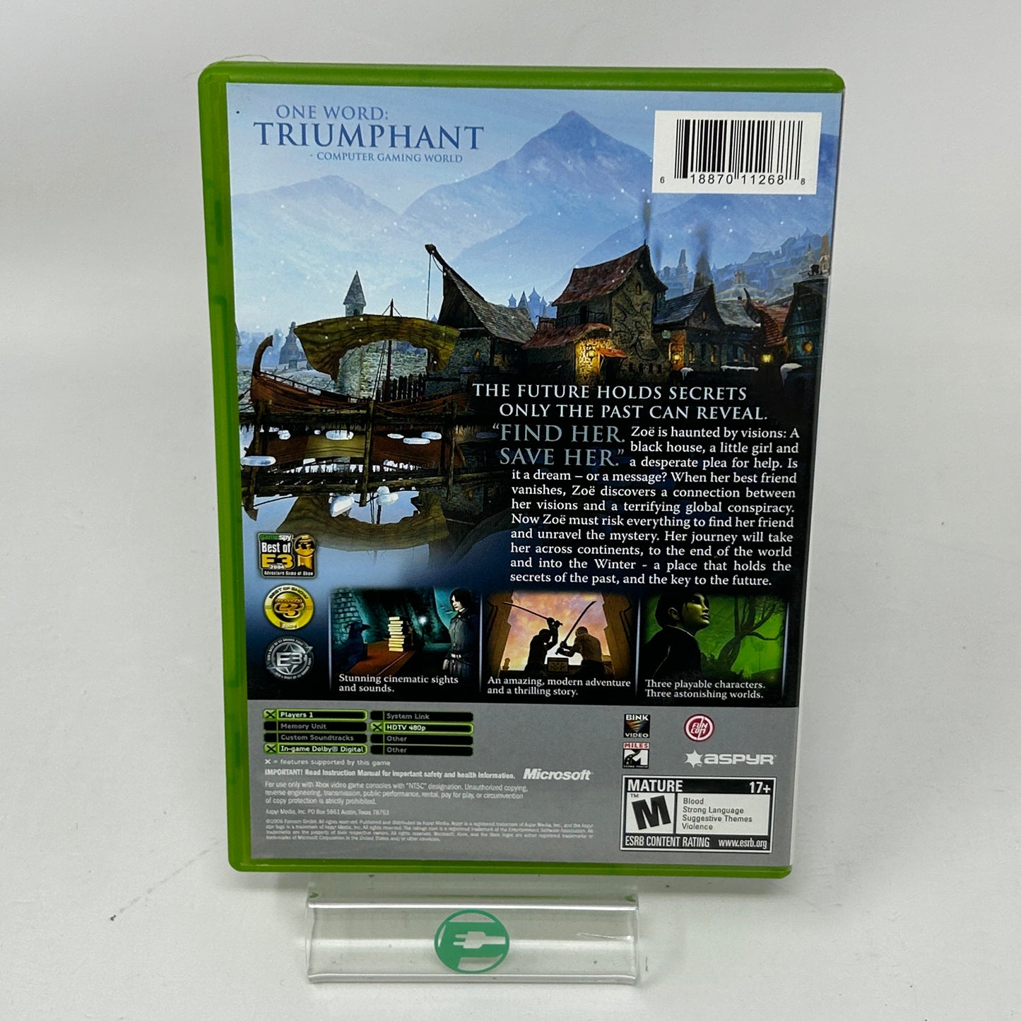 Dreamfall The Longest Journey (Microsoft Xbox, 2006)