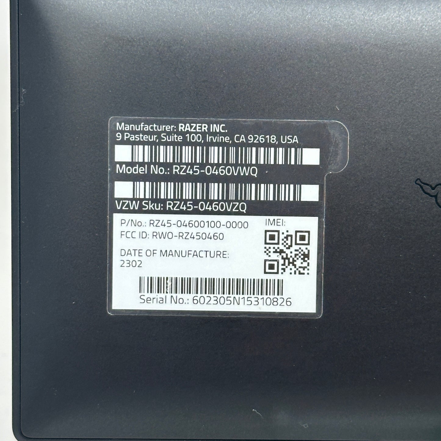 Razer Edge 5G 128GB Black Gaming Handheld Console RZ45-0460VWQ 6.8" 6GB RAM
