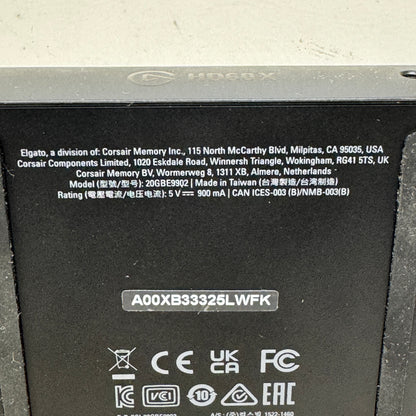 Elgato HD60X External Video Capture Card 20GBE9902