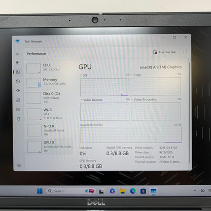 Dell Precision 3490 14" Core Ultra 7 155H 1.4GHz 16GB RAM 256GB SSD