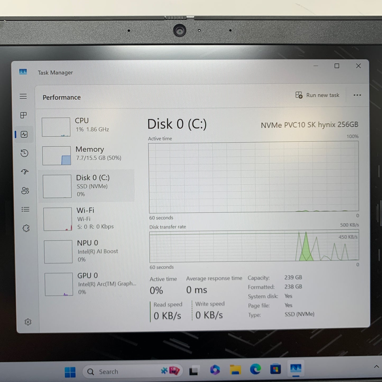 Dell Precision 3490 14" Core Ultra 7 155H 1.4GHz 16GB RAM 256GB SSD